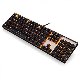Mechanical keyboard USB Green axis Monochromatic backlit    