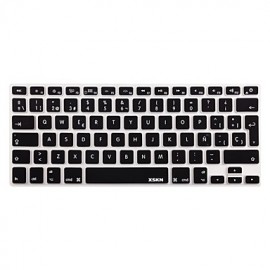 Spanish Silicone Keyboard Skin Cover for  13 15 17 inch EU/UK European Keyboard Layout