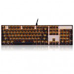 Mechanical keyboard USB Green axis Monochromatic backlit    
