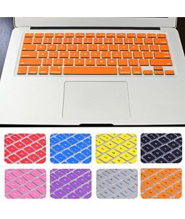 Solid Color Silicone Keyboard Cover with package for  air/Pro/Retina 13 inch  