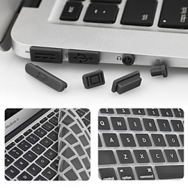 Ultra-thin Protective Keyboard Film and Anti-dust Plugs Universal for  Pro with Retina Display / Air