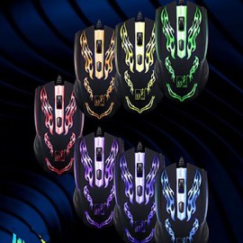 USB Mechanical Touch Illuminated Gaming Keyboard 3 Colors Backlit Keyboard and Colorful 1600DPI Gaming Mouse Set  