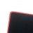 Large Black Red Edge Solid Mouse Pad  