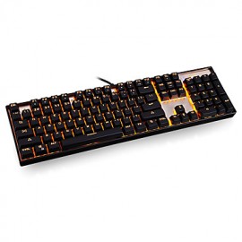 Mechanical keyboard USB Green axis Monochromatic backlit    