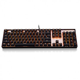 Mechanical keyboard USB Green axis Monochromatic backlit    