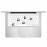 Cute Keyboard Protective Film Skin Cover for  Pro 13", 15", 17 Cute Footprint